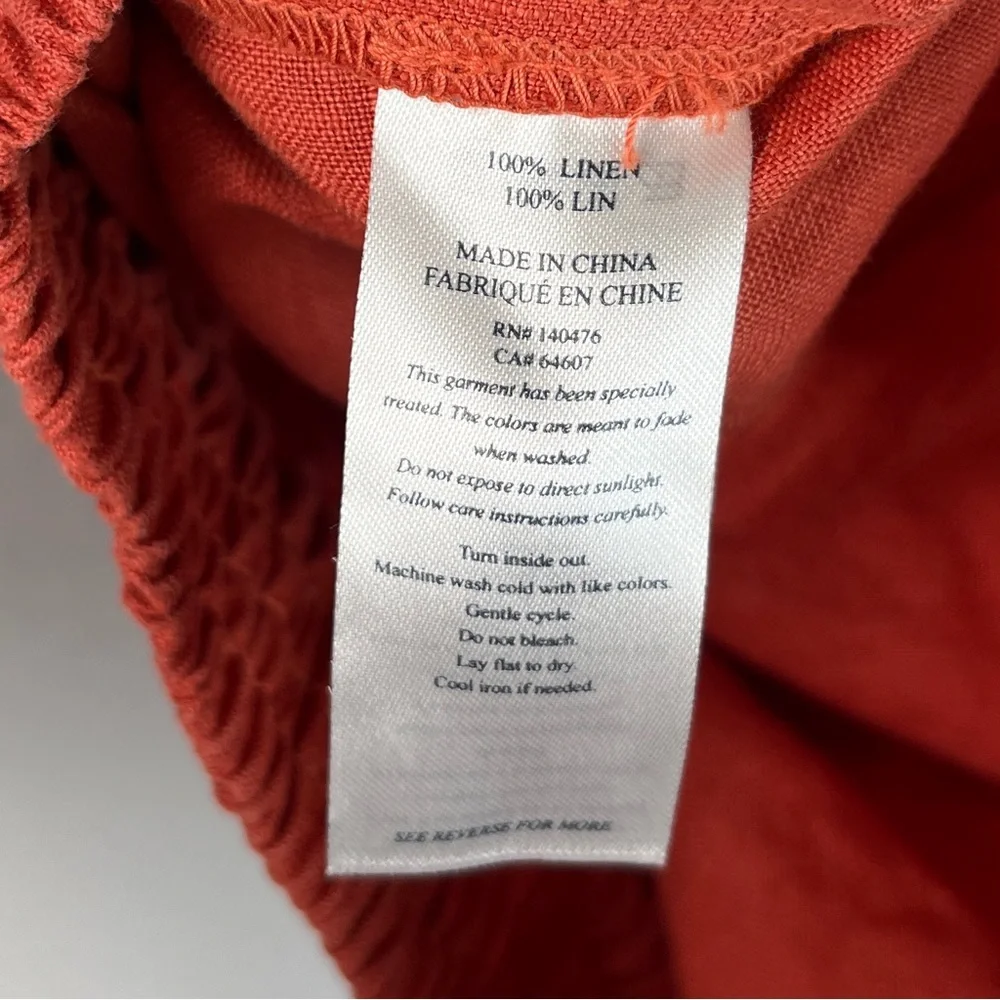 Faherty Cala Linen Top - Picture 7 of 9